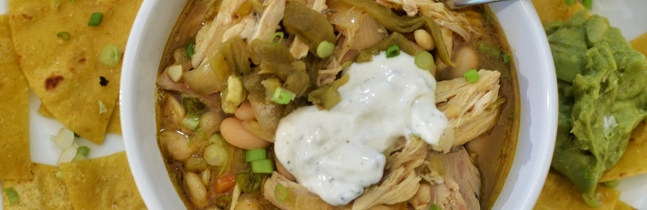 White chicken chili