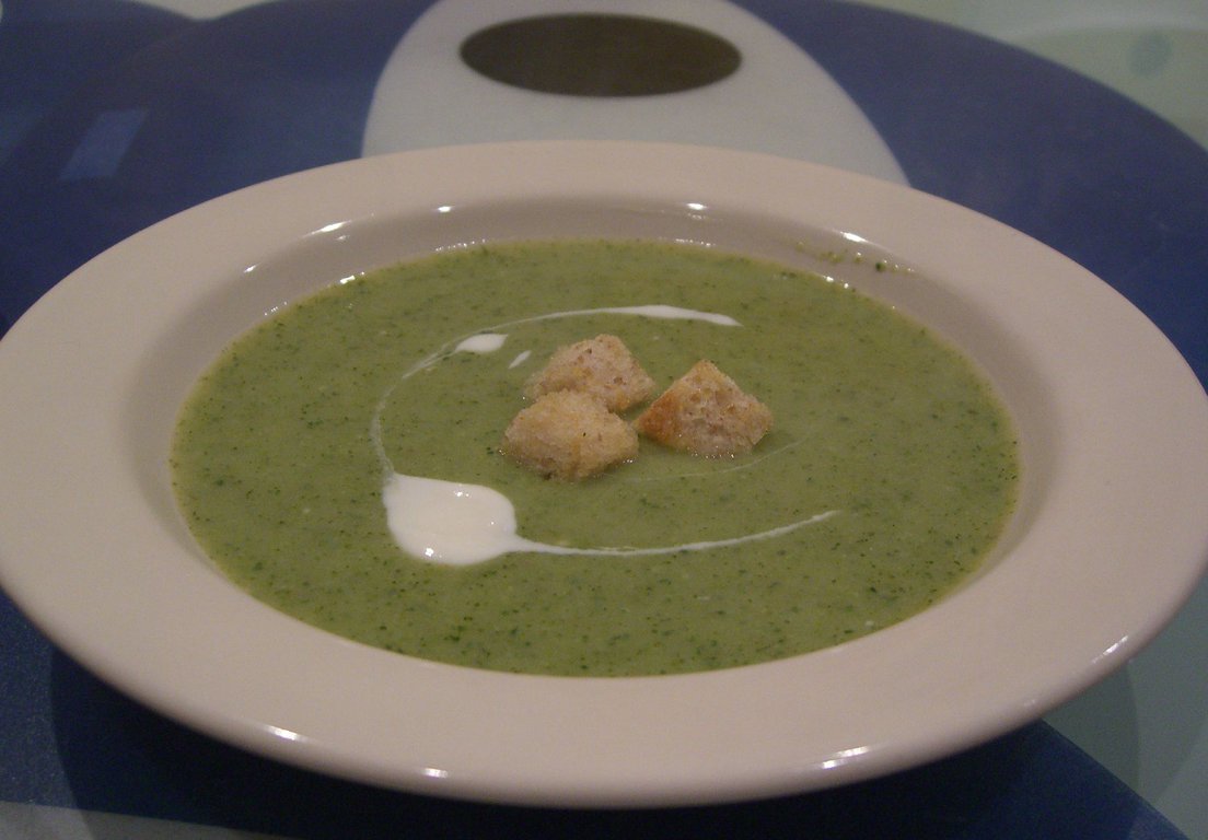 Cream of broccoli soup